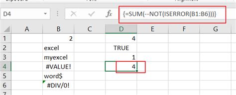 How To Count Cells That Do Not Contain Errors In Excel Free Excel