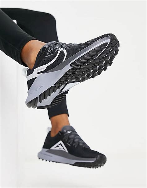 Nike Running React Pegasus Trail 4 Trainers In Black Asos