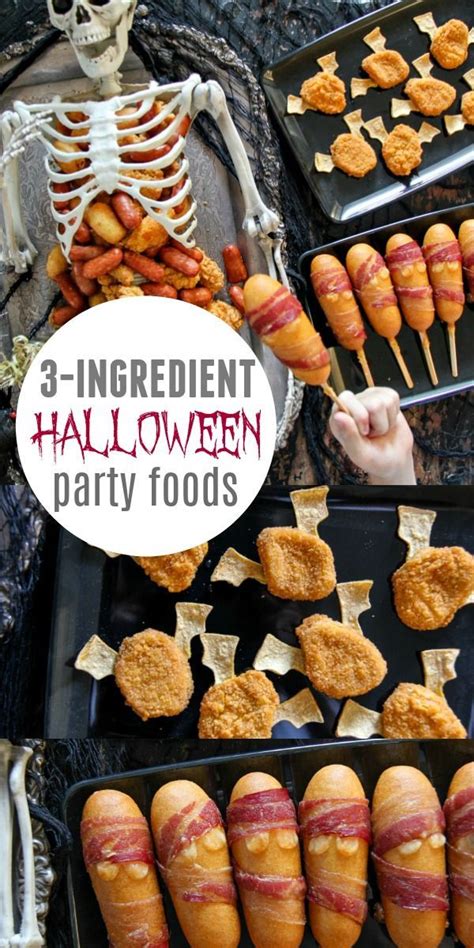 3 Ingredient Halloween Party Food Ideas Easy Halloween Food