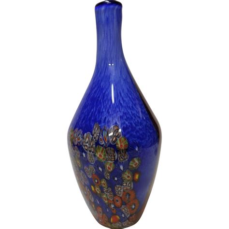 Murano Millefiori Vase Stunning Piece Big Bold And Beautiful From Molotov On Ruby Lane