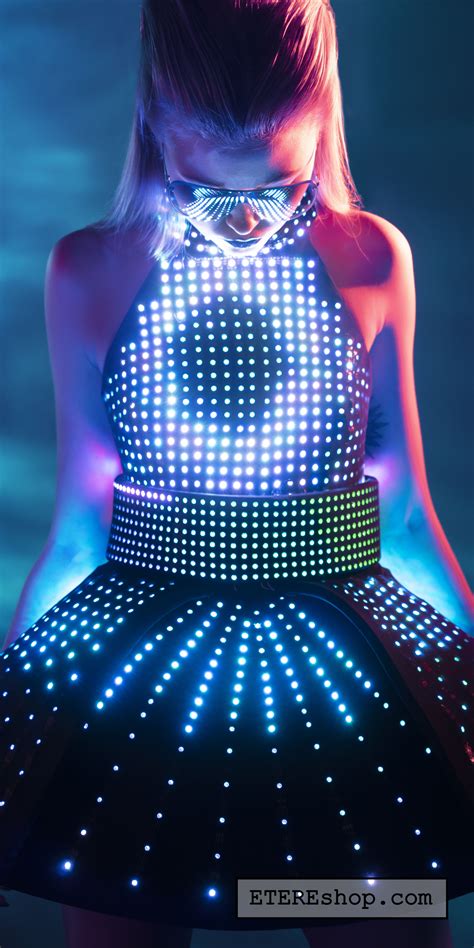 Pin On Led Dress Led Dress Glow