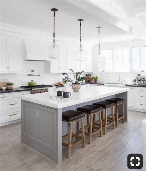 Kitchen island overhang for seating measurements. Pin by Lemon Thistle / Colleen Pastoo on Minimalismo ...