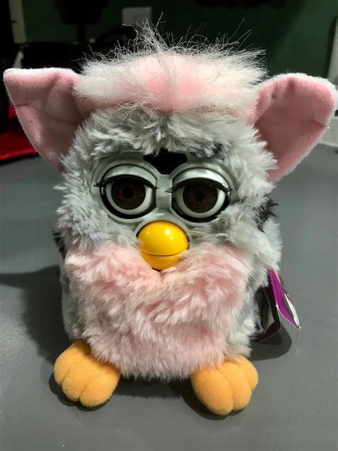 Original 1st Edition 1998 Gray Furby Gray With Black Spots And Etsy