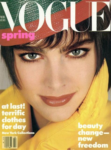 Brooke Shields Vogue Brooke Shields Vogue Feb 1986