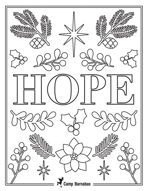 Hope Color Sheet