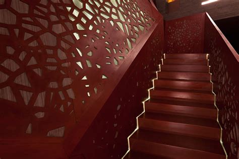 Arups Perforated Copper Staircase