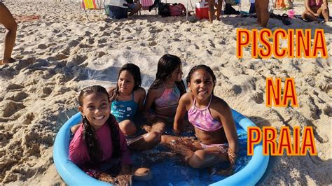 Desafio Piscina Na Praia Youtube