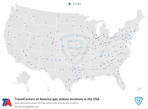 List Of All Travelcenters Of America Gas Station Locations In The Usa