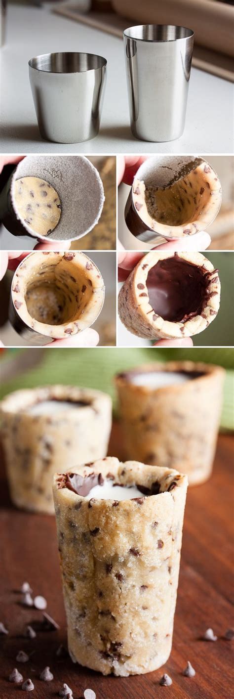 Top with 2 tablespoons lemon cream cheese mixture. How to Make Cookie Shot Glasses | Dessert recipes, Food, Cookie shots
