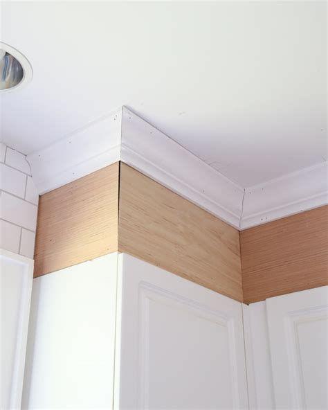 How To Install Crown Molding On Kitchen Cabinets With Soffits