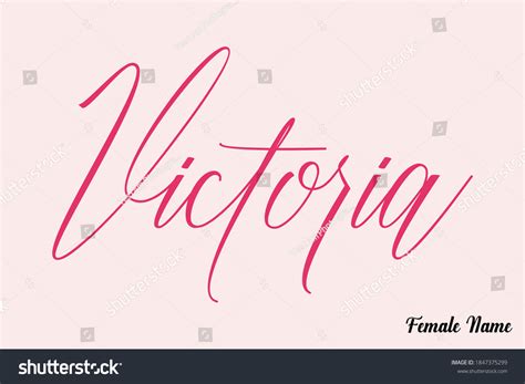 Victoria Name In Cursive