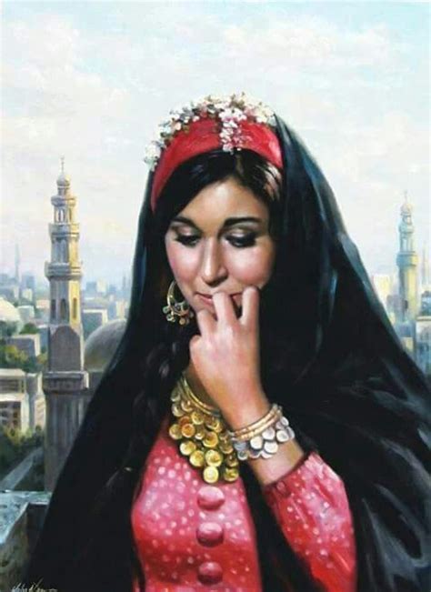 Portrait Of Soad Hosni Egyptian Painting Art Works Egyptian Art