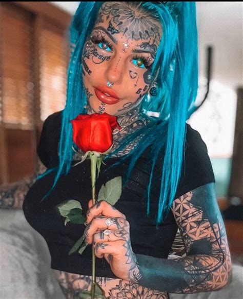 A Woman Who Has Spent 70 000 On Tattoos And Body Modifications Looks