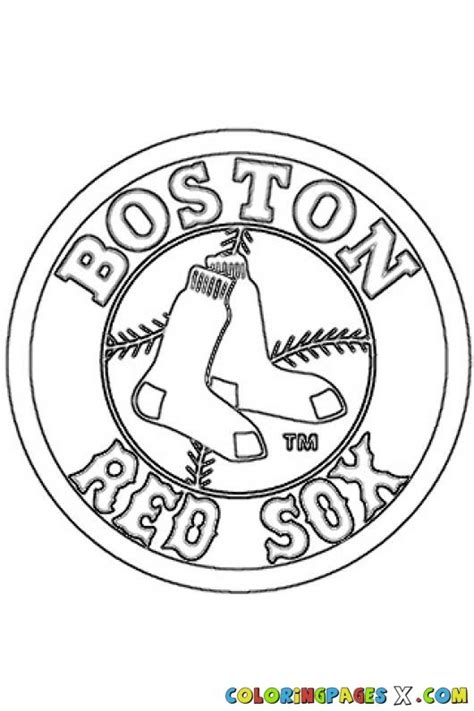 Boston red sox coloring pages. Boston Red Sox Coloring Pages - Coloring Home