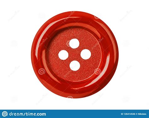 Red button stock photo. Image of stitch, color, icon - 126414546
