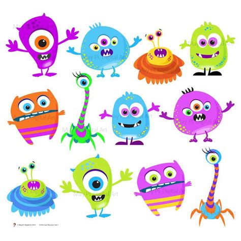 Maybe you would like to learn more about one of these? Monster Clipart Clip Art Digital Monster Cute Little Silly ...