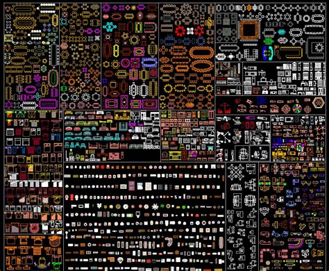 All Furniture Blocksall In One Cad Design Free Cad Blocks