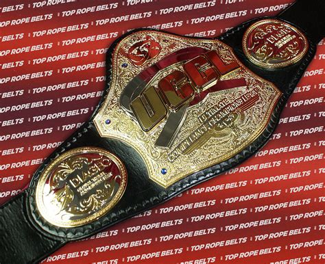 Diageo Uccl Championship Belt Top Rope Belts