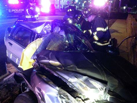 Driver Extricated From Car After Black Rock Turnpike Crash With Truck