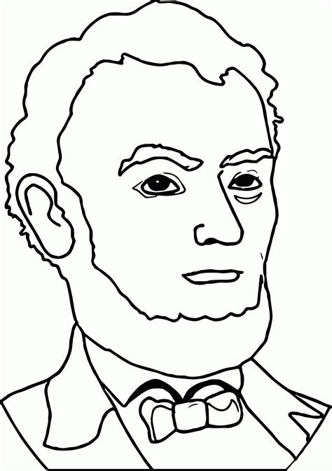 Abraham Lincoln Coloring Pages Printable  Coloring Home