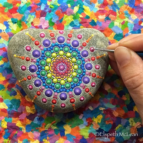 15 Fantastic Ideas Easy Rock Painting Ideas For Beginners Mandala