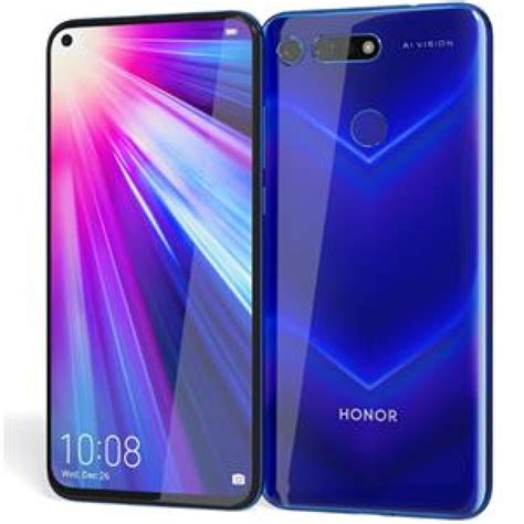 Technolec New Huawei Honor View 20 V20 Blue 64 128gb Dual Sim 4g Lte