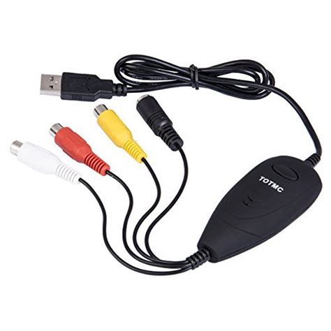 August VGB External USB Video Capture Card S Video Composite To USB Transfer Cable