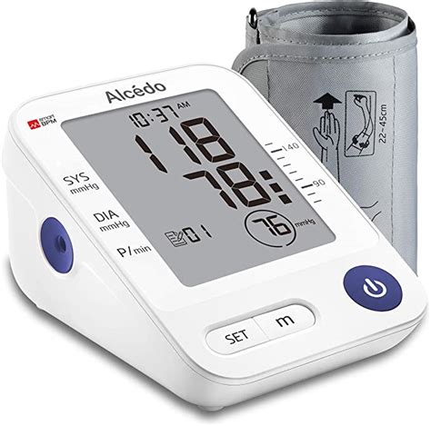 Blood Pressure Monitor Upper Arm By Alcedo Automatic