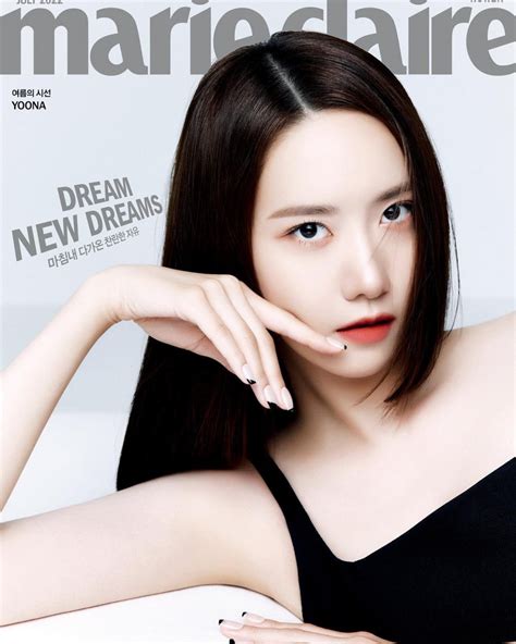 Girls Generation S Yoona Glows On The Cover Of Marie Claire Allkpop