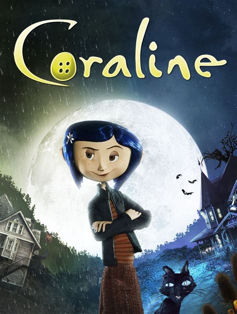 This Is The Front Cover Image Of Neil Gaimans Book Coraline I Found