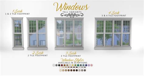 Sims 4 Ccs The Best Windows And Doors By Peacemaker Ic