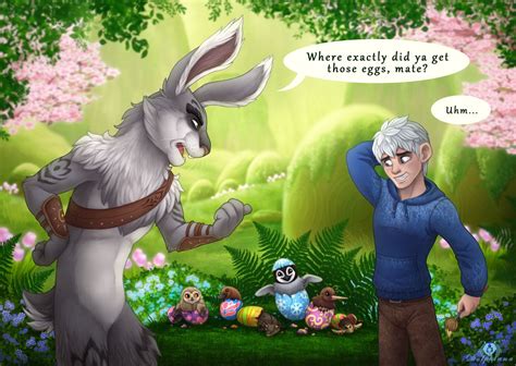 Happy Easter Everyone Come On Bunny Jack Just Wanted To Help Xd