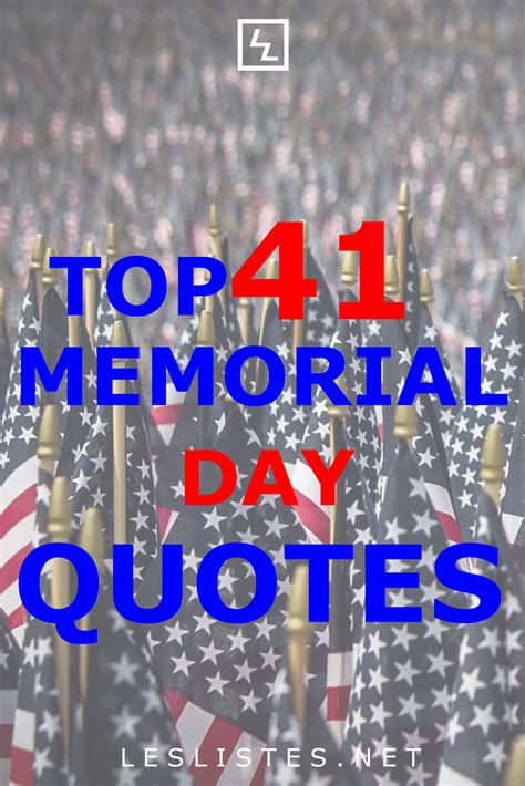 Top 41 Memorial Day Quotes That You Should Know En 2020