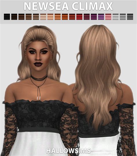 Sims 4 Ccs The Best Newsea Climax By Hallowsims
