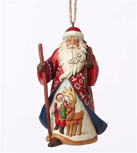 Jim Shore Heartwood Creek Lapland Santa With Toy Bay Christmas Ornament