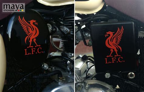 Liverpool Fc Logo Stickers Decal Pair Of 2 Flipped Stickers