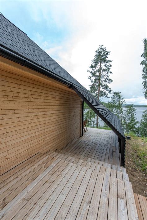 Soak in gorgeous scenery from the covered patio. Pyramid House Features Glazed Observatory and Lake Views ...