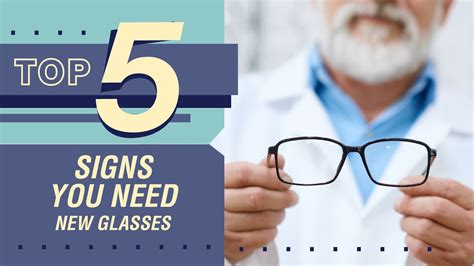 Top 5 Signs You Need New Glasses Youtube