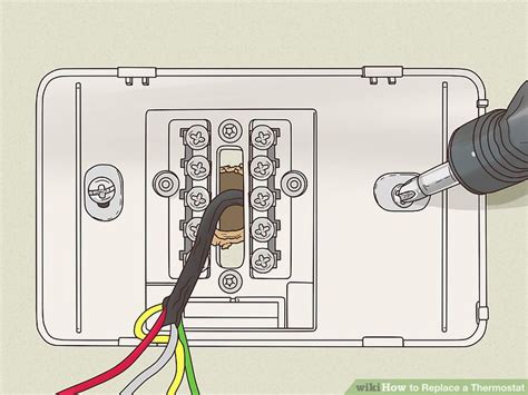 Shut off electricity to the water heater. How to Replace a Thermostat (with Pictures) - wikiHow