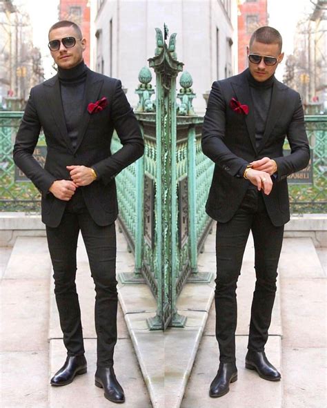 Moda Trends Magazine Black Outfit Men Mens Outfits Dapper Men