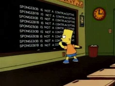 Barts Blackboard Bart Simpson How To Memorize Things The Simpsons