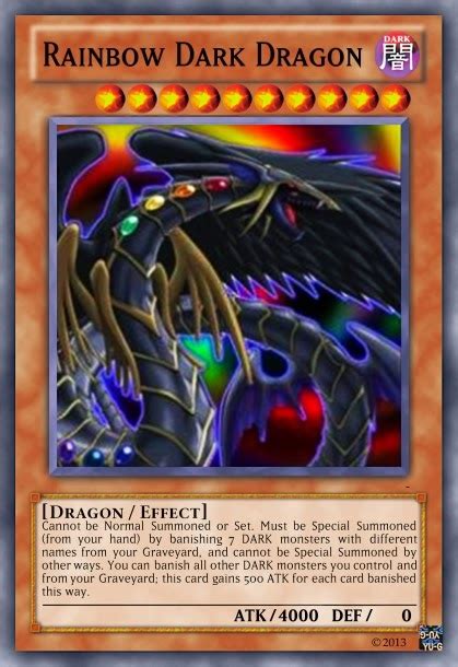Rainbow Dark Dragon Yu Gi Oh Monstros De Duelo