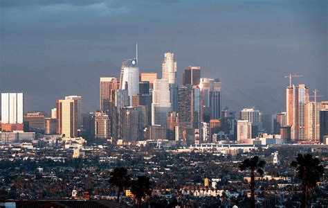 Los Angeles City Skyline Photograph By Jerome Obille Fine Art America