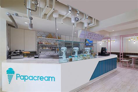 Papacream Ice Cream Parlours Commercial Interior Design Corporate
