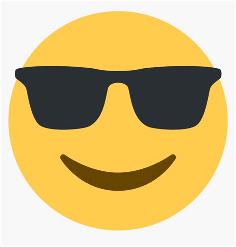 Sunglasses Emoji Png Transparent Background Emojis De Twitter Png