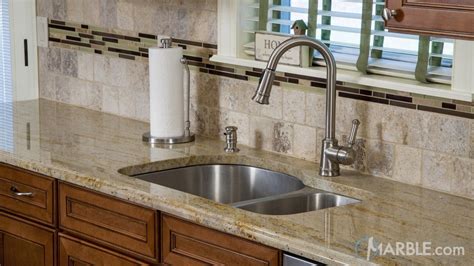 Available in a variety of colors, minerals within. Ivory Gold Granite Kitchen Countertop, Light Colored ...