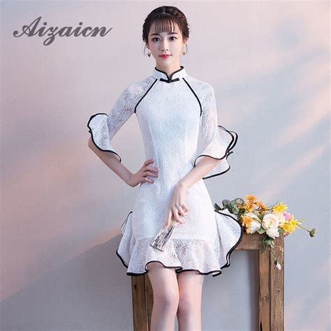 Buy 2018 Summer Cheongsam Chinese Fashion Dress Modern
