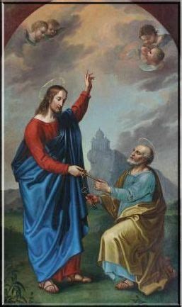 St. Peter, Apostle and First Pope: Jesus bestows on St ...
