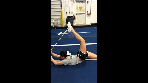 Cheerleading Increasing Back Flexibility Flyer Stretch Scorpion Youtube