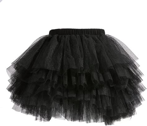 Baby Girls Tutu Skirt Toddler 6 Layered Tulle Tutus 1 8t Black Size